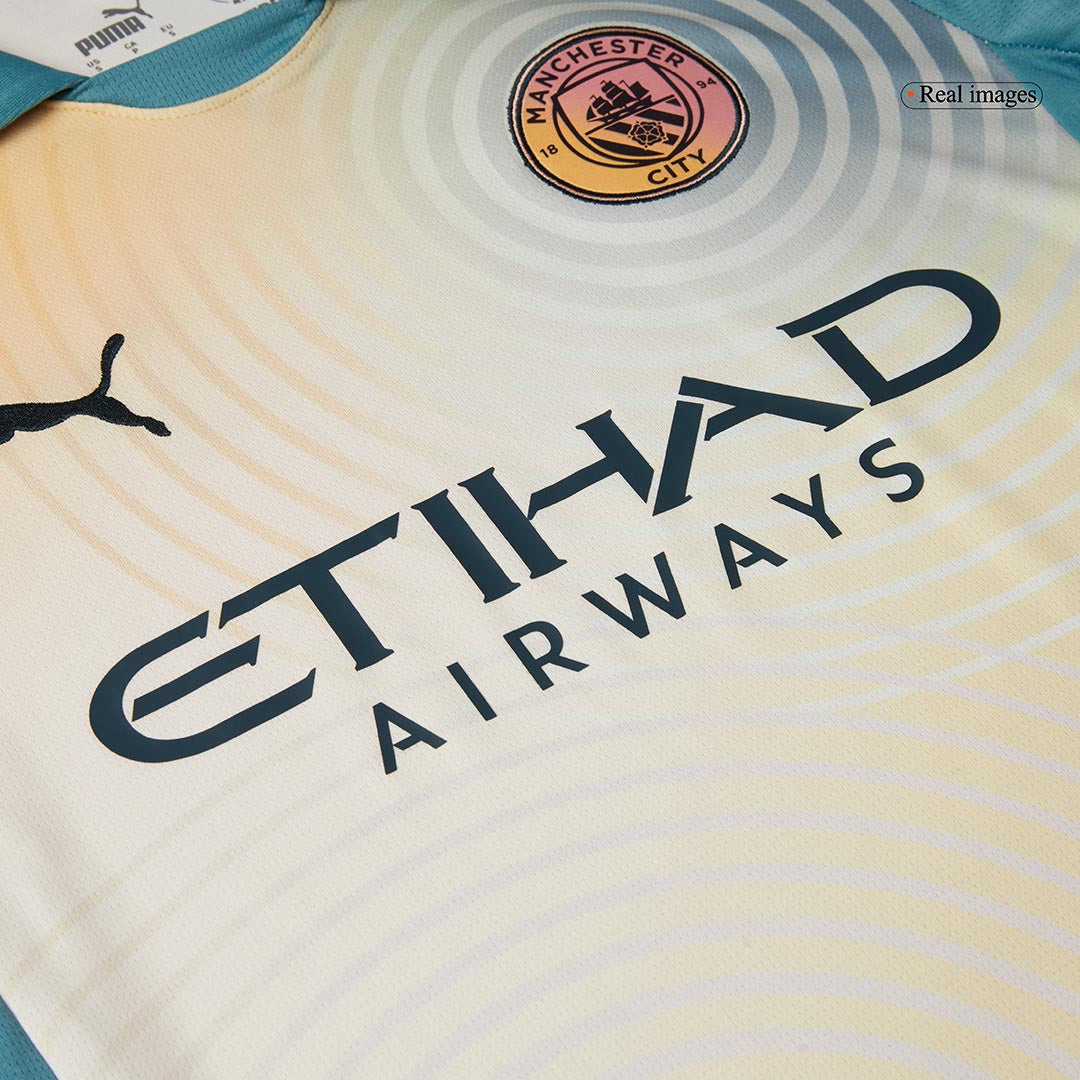 Manchester City 2024/25 fourth away soccer jersey - Definitely City Go Soccer World Shop