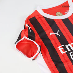 AC Milan Kids Home soccer jersey Set (Jersey + Shorts) 2024/25 Go Soccer World Shop