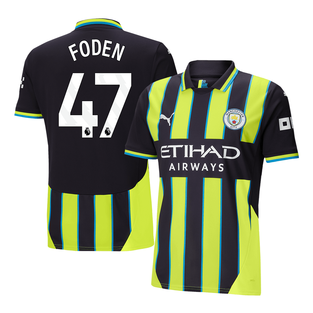 FODEN #47 Manchester City 2024/25 away soccer jersey Go Soccer World Shop