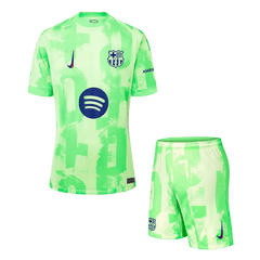 Barcelona third away kit (jersey + shorts) 2024/25 – (Spotify logo without text) Go Soccer World Shop