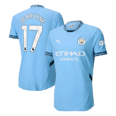 DE BRUYNE #17 Player Version Manchester City 2024/25 Home soccer jersey Go Soccer World Shop