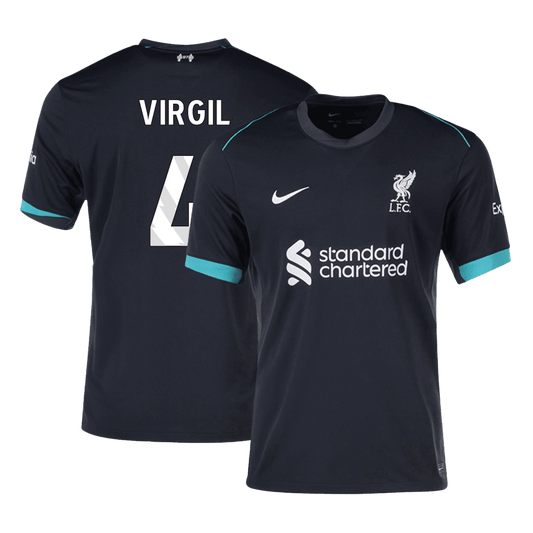 Liverpool No. 4 VIRGIL 2024/25 away soccer jersey Go Soccer World Shop