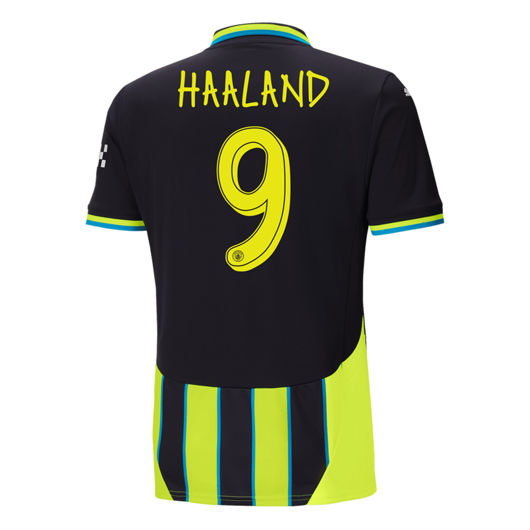 HAALAND #9 Manchester City 2024/25 away soccer jersey - UCL Go Soccer World Shop