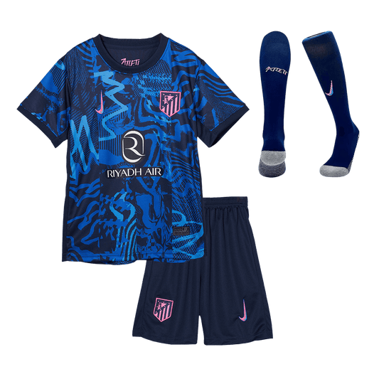 Atletico Madrid third away soccer kit for kids (jersey + shorts + socks) 2024/25 Go Soccer World Shop