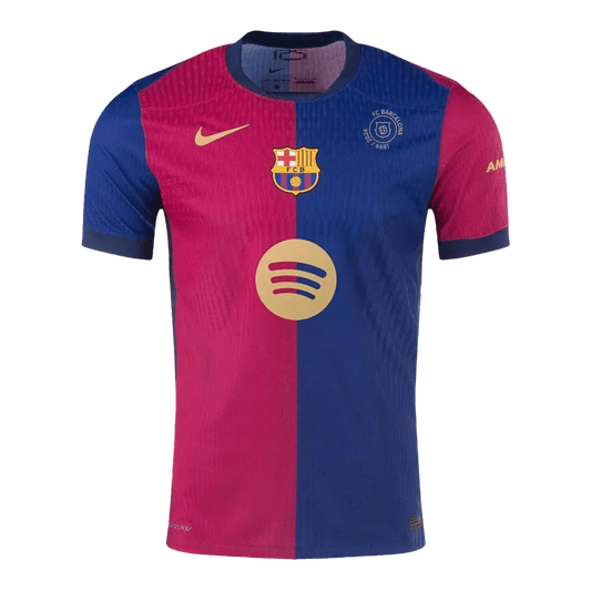 Player version Barcelona Home soccer jersey 2024/25 - 125th Anniversary (Spotify logo without text) Go Soccer World Shop