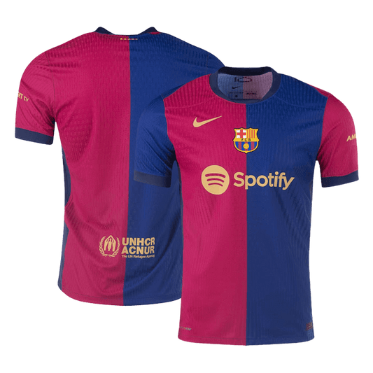 Player version LAMINE YAMAL #19 Barcelona Home soccer jersey 2024/25 - UCL Go Soccer World Shop