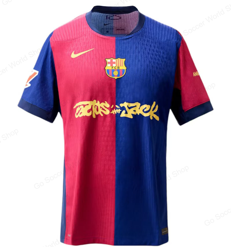 Player Version FC Barcelona x Travis Scott Limited Edition 2024/25 Jersey Go Soccer World Shop