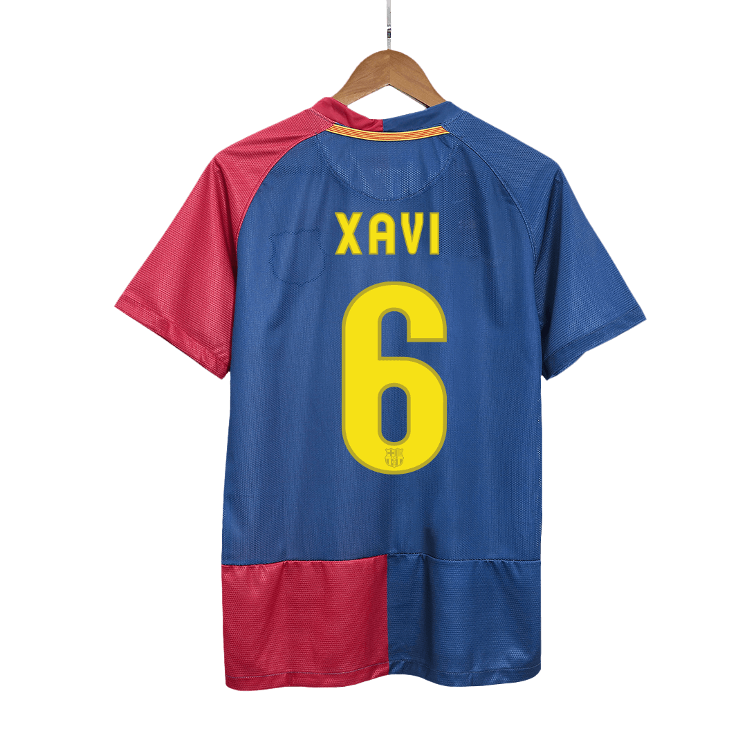 Retro XAVI #6 2008/09 Barcelona soccer jersey Go Soccer World Shop