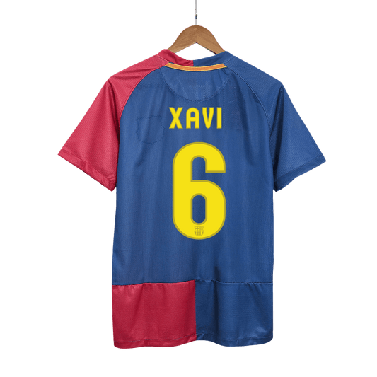 Retro XAVI #6 2008/09 Barcelona soccer jersey Go Soccer World Shop