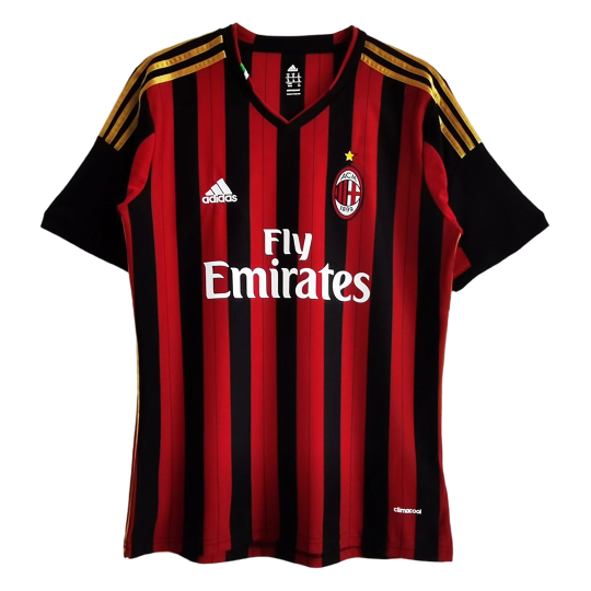 AC Milan Retro 2013/14 home soccer jersey Go Soccer World Shop