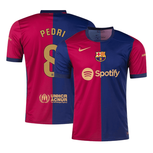 PEDRI #8 Barcelona 2024/25 home soccer jersey Go Soccer World Shop