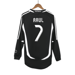 Retro RAUL #7 2006/07 Real Madrid Away Long Sleeve soccer jersey Go Soccer World Shop