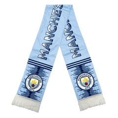 Blue Manchester City soccer scarf Go Soccer World Shop