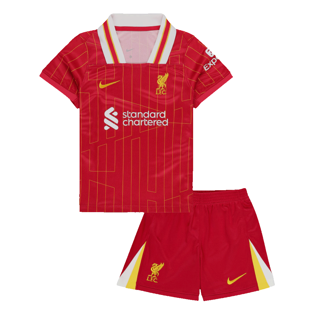 Liverpool kids' home soccer kit (jersey + shorts) 2024/25 Go Soccer World Shop