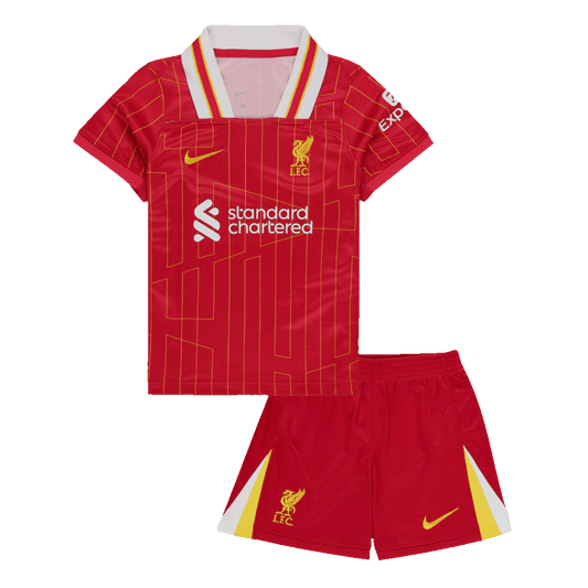 Liverpool kids' home soccer kit (jersey + shorts) 2024/25 Go Soccer World Shop