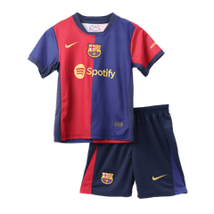 Barcelona Home Kids' soccer jersey Set (Jersey + Shorts + Socks) 2024/25 Go Soccer World Shop