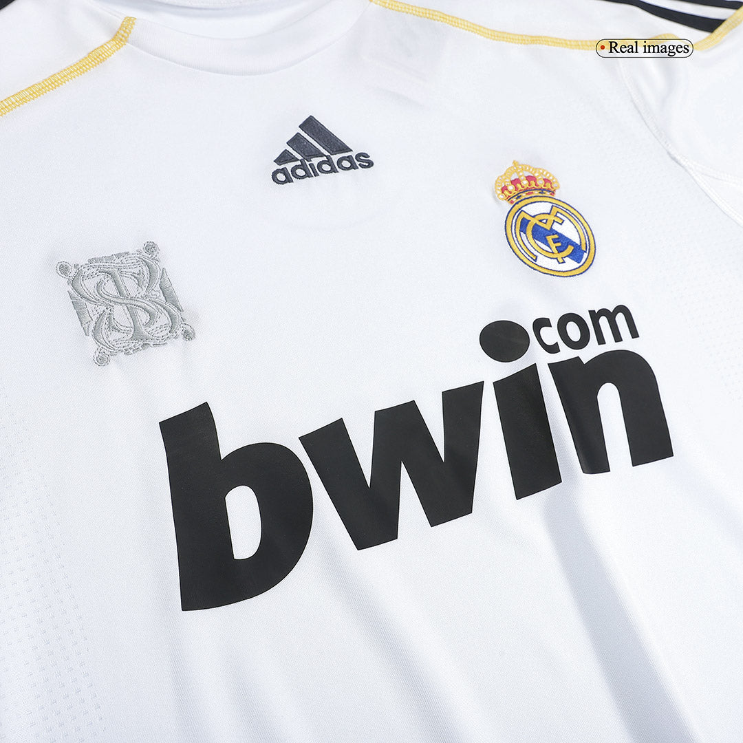 Real Madrid home jersey in retro style 2009/10 Go Soccer World Shop