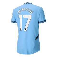 DE BRUYNE #17 Player Version Manchester City 2024/25 Home soccer jersey Go Soccer World Shop