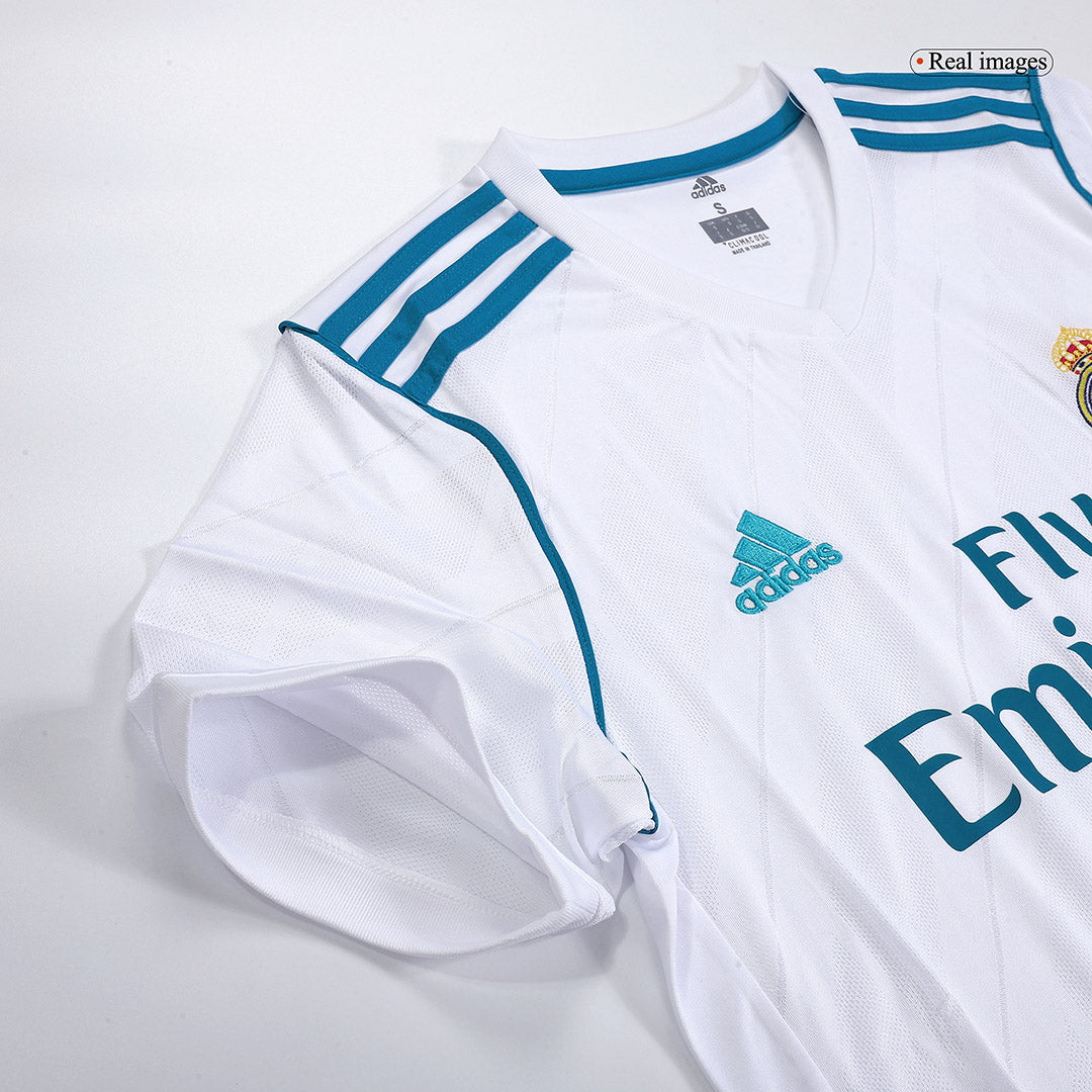 Real Madrid Retro 2017/18 home jersey Go Soccer World Shop