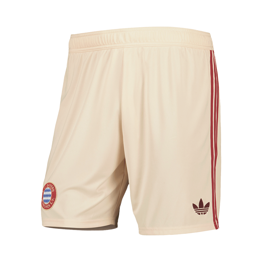 Bayern Munich soccer shorts for the third away season 2024/25 Go Soccer World Shop