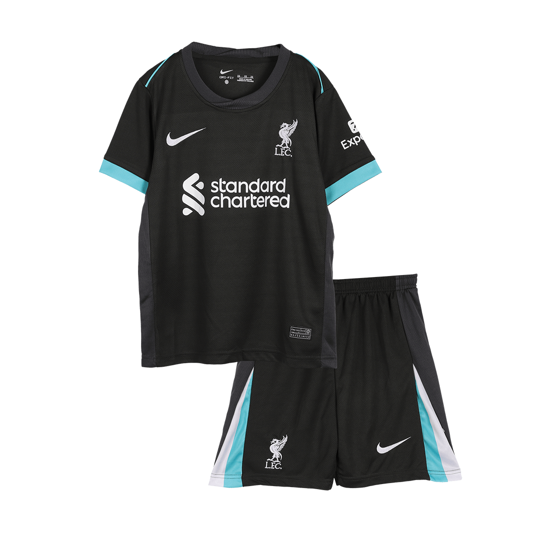 Liverpool children's away soccer kit (jersey + shorts) 2024/25 Go Soccer World Shop