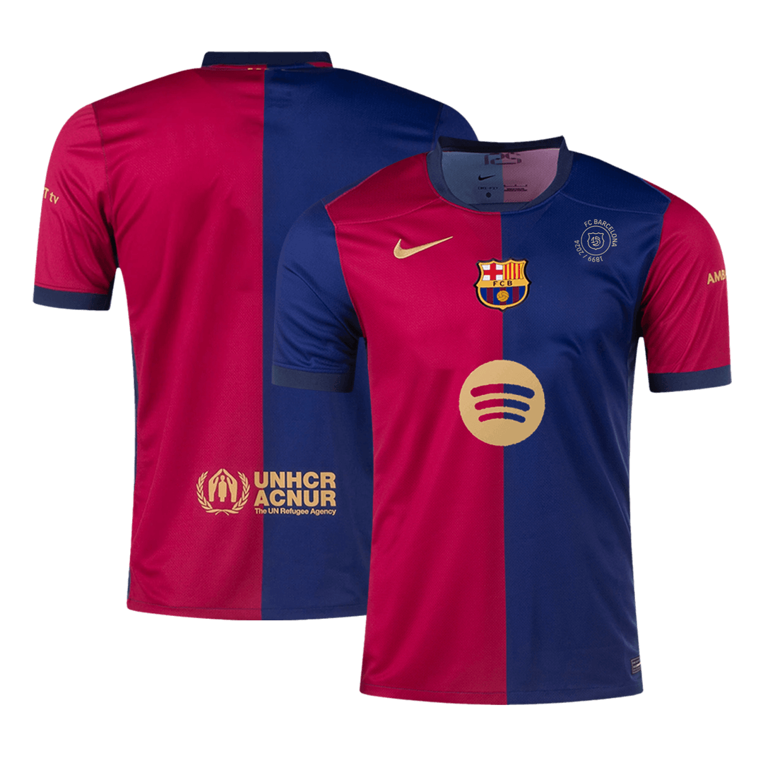 Barcelona Home soccer jersey 2024/25 - 125th Anniversary (Spotify logo without text) Go Soccer World Shop