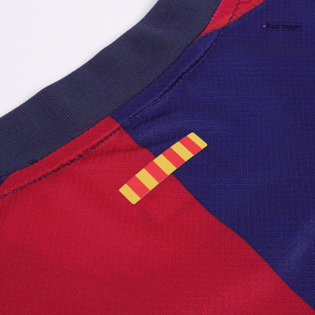 GAVI #6 Barcelona 2024/25 home soccer jersey - Spotify logo without text Go Soccer World Shop