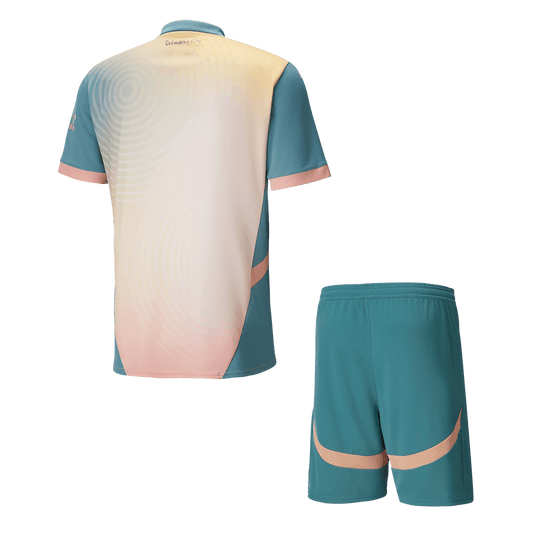 Manchester City fourth away soccer kit (jersey + shorts) 2024/25 - Definitely City Go Soccer World Shop