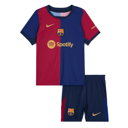 Barcelona kids' home soccer kit (jersey + shorts) 2024/25 Go Soccer World Shop