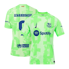 Player Version LEWANDOWSKI #9 Barcelona Third Away Soccer Jersey 2024/25 - UCL Go Soccer World Shop