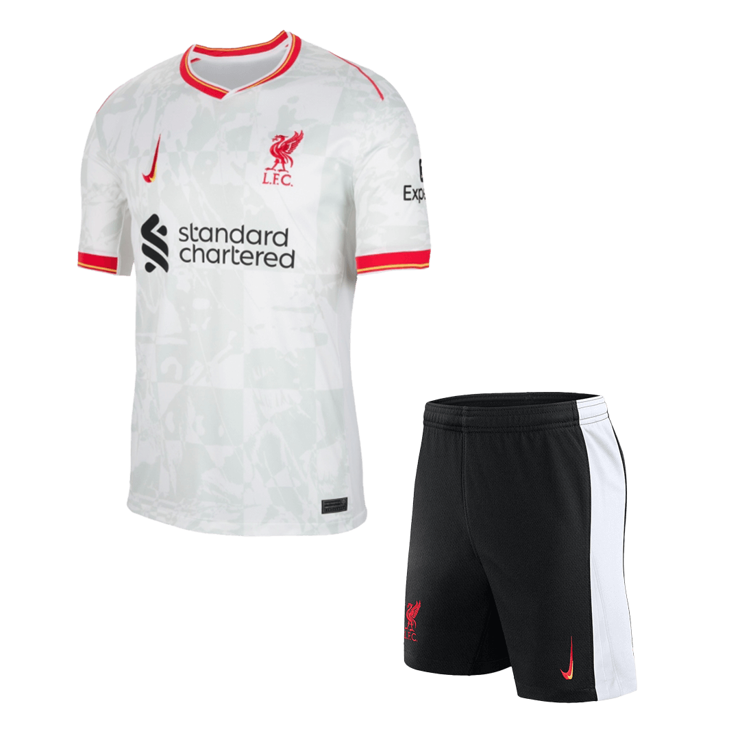 Liverpool soccer Team Third Away Kit (Jersey + Shorts) 2024/25 Go Soccer World Shop