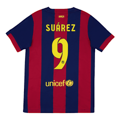 Retro Suárez #9 2014/15 Barcelona Home soccer jersey Go Soccer World Shop