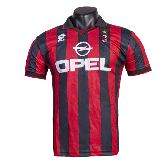 AC Milan soccer jersey from 1995/96, retro Go Soccer World Shop