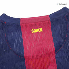 Retro MESSI #10 2014/15 Barcelona Home Long Sleeve soccer jersey Go Soccer World Shop