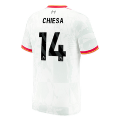 Liverpool No. 14 CHIESA 2024/25 third away soccer jersey Go Soccer World Shop