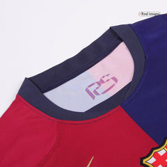 RAPHINHA #11 Barcelona Home 2024/25 soccer jersey -£¨Spotify logo without text£© Go Soccer World Shop