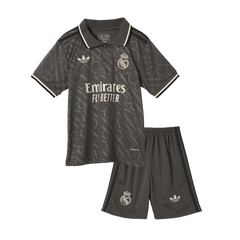 Real Madrid third away soccer kit for children (jersey + shorts + socks) 2024/25 Go Soccer World Shop