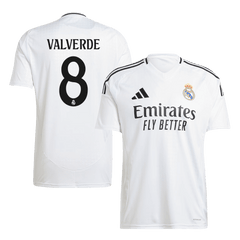 VALVERDE #8 Real Madrid 2024/25 home soccer jersey Go Soccer World Shop