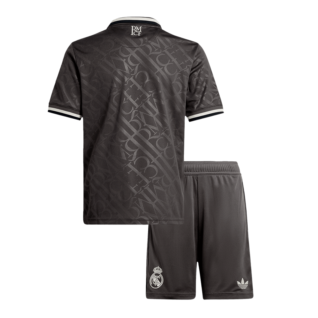 Real Madrid third away soccer kit for kids (jersey + shorts) 2024/25 Go Soccer World Shop