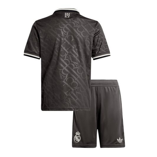 Real Madrid third away soccer kit for kids (jersey + shorts) 2024/25 Go Soccer World Shop