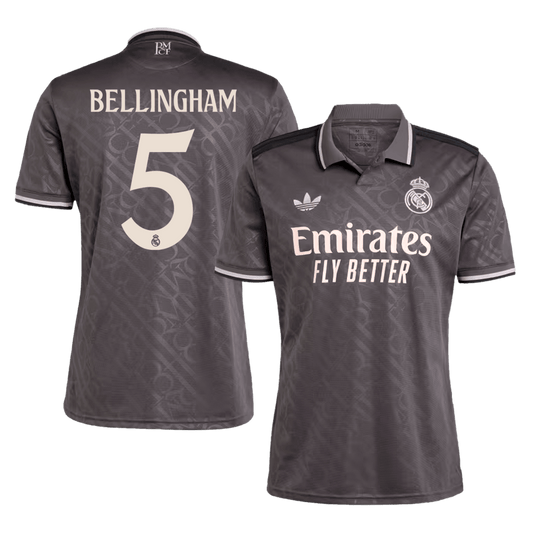 BELLINGHAM #5 Real Madrid Third Away soccer jersey 2024/25 Go Soccer World Shop