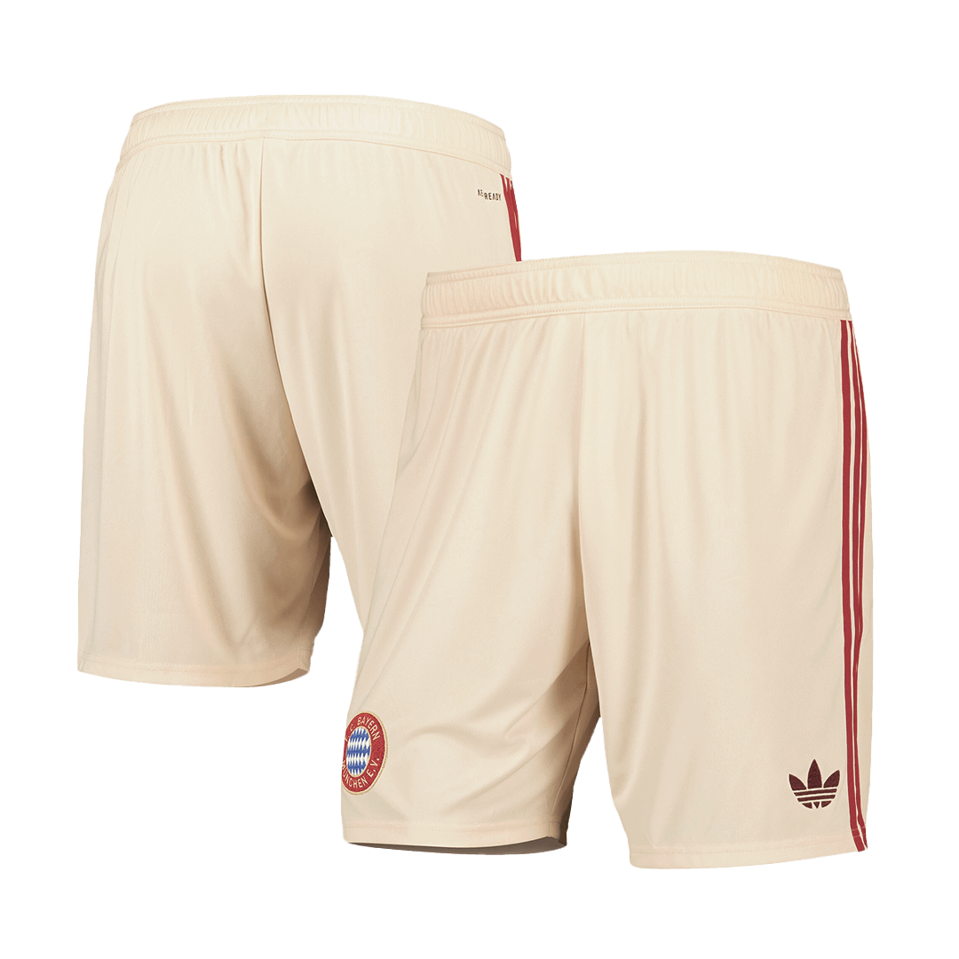 Bayern Munich soccer shorts for the third away season 2024/25 Go Soccer World Shop