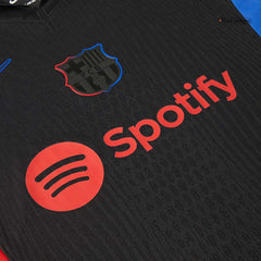 Player version GAVI #6 Barcelona 2024/25 away soccer jersey – Spotify logo without text Go Soccer World Shop