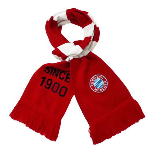 Bayern Munich soccer scarf red and white Go Soccer World Shop