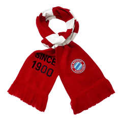 Bayern Munich soccer scarf red and white Go Soccer World Shop