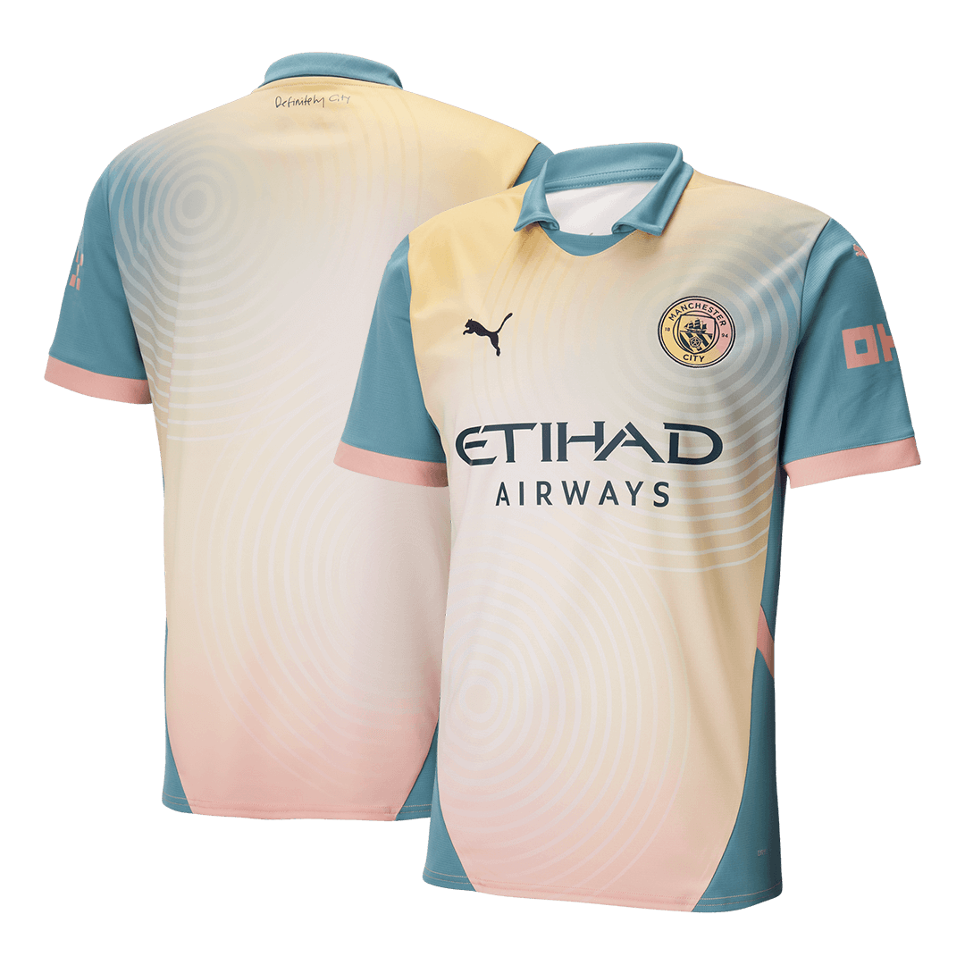 Manchester City 2024/25 fourth away soccer jersey - Definitely City Go Soccer World Shop