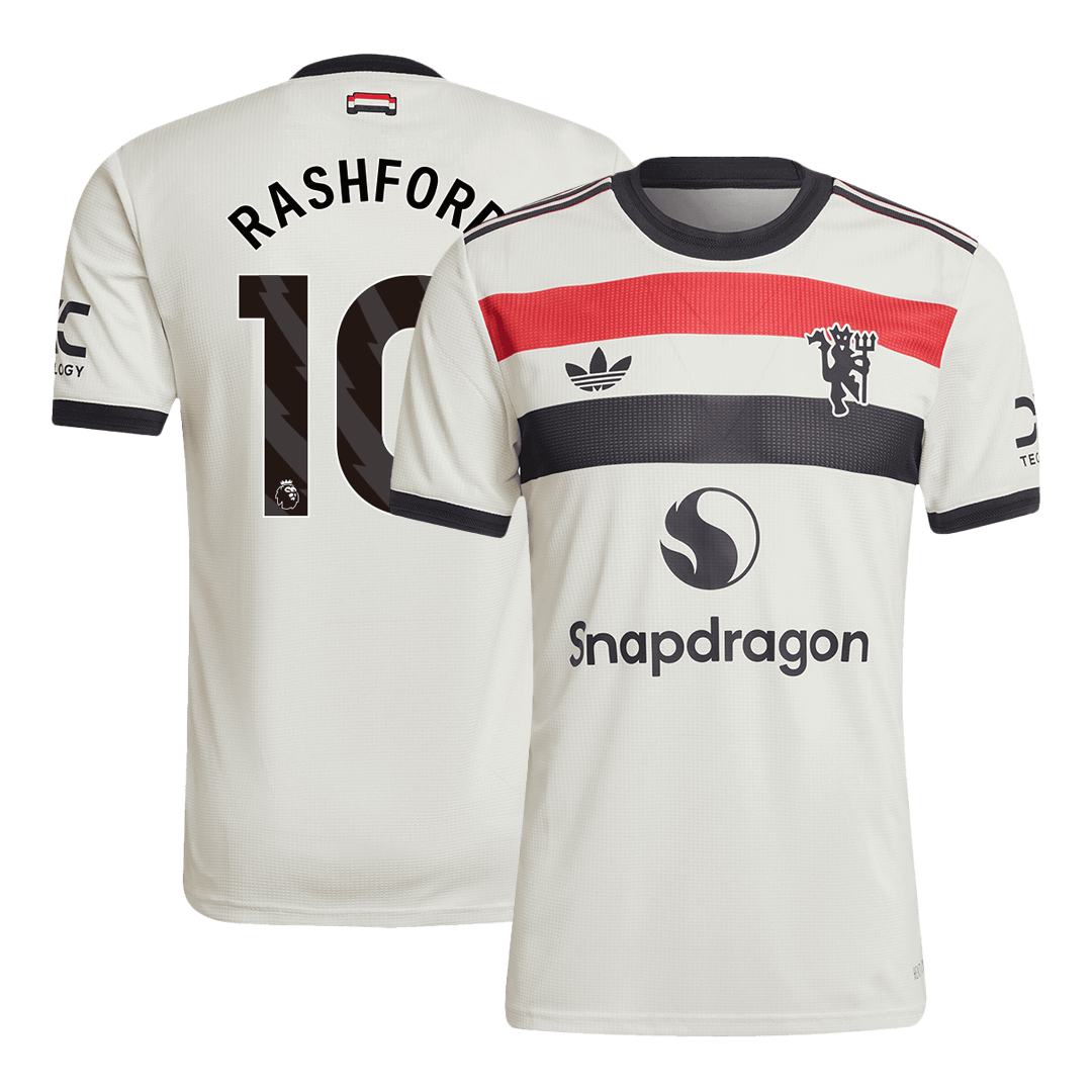 Player Version RASHFORD #10 Manchester United Third Away Soccer Jersey 2024/25 Go Soccer World Shop