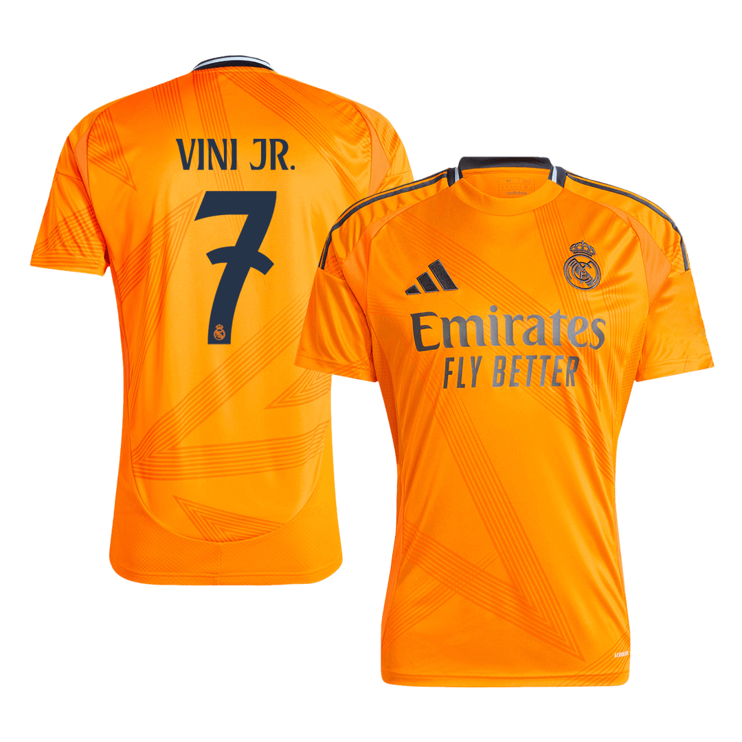 VINI JR. Real Madrid 2024/25 away soccer jersey No. 7 Go Soccer World Shop