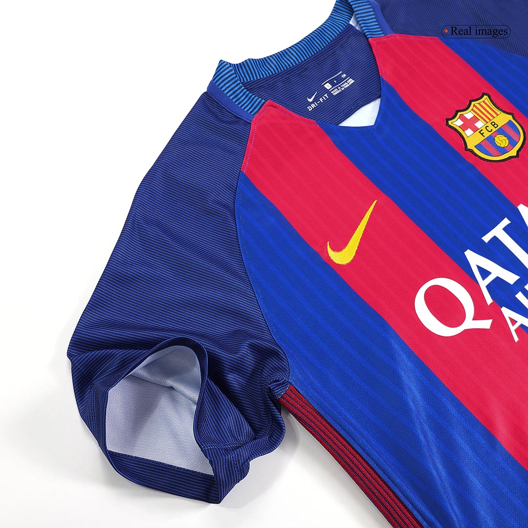 Retro 2016/17 Barcelona Home soccer jersey Go Soccer World Shop