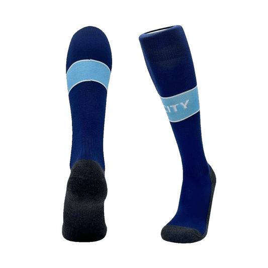 Manchester City Home 2024/25 children's soccer socks Go Soccer World Shop